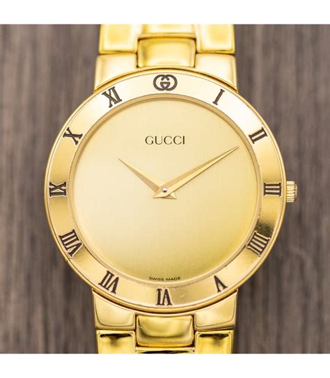 classic mens gucci watch|vintage gucci watches worth.